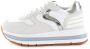 Voile blanche Suede and technical fabric sneakers Maran Power White Dames - Thumbnail 7