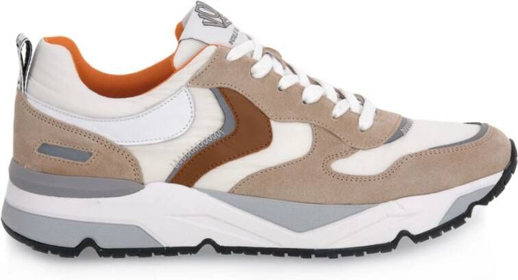 Voile blanche 2D38 Qwark Herensneakers Beige Heren