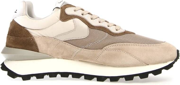Voile blanche Leather and fabric sneakers Qwark Hype MAN Multicolor Heren