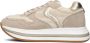 VOILE BLANCHE Lage Sneakers Dames Merry Curly Maat: 40 Materiaal: Suède Kleur: Beige - Thumbnail 9