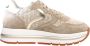 Voile blanche Suede and raffia sneakers Maran Beige Dames - Thumbnail 1