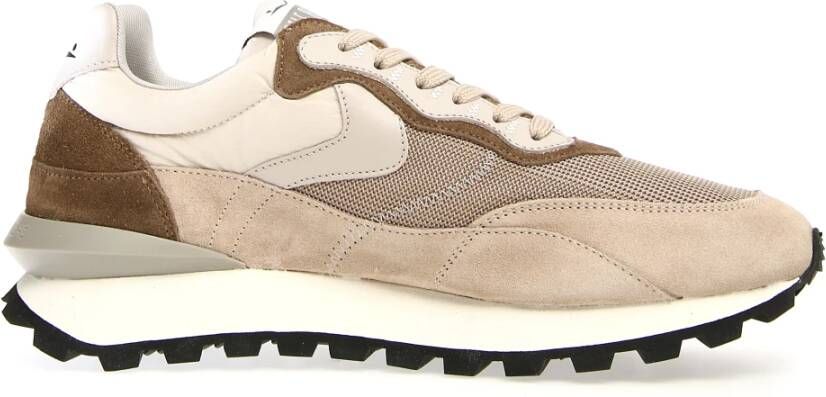 Voile blanche Beige Sneakers voor Dames Beige Heren