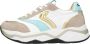 Voile blanche Suede and technical fabric sneakers Club108. Beige Dames - Thumbnail 8