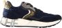 Voile blanche Suède Sneakers met Lichtgewicht Rubberen Zool Blue Heren - Thumbnail 15