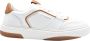 Voile blanche Bruin Wit Leren Sneakers White Dames - Thumbnail 1