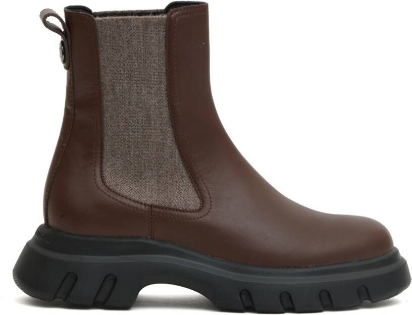 Voile Blanche Bruine rubberen zool Beatles schoenen