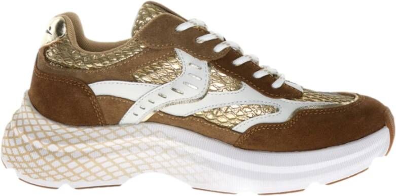 Voile Blanche Bruine Sneakers Eigentijds Ontwerp - Foto 2