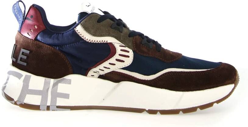 Voile blanche Bruine Heren Actieve Sneakers Multicolor Heren