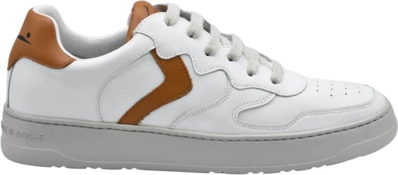 Voile blanche Bruine Veterschoenen Ss24 White Heren