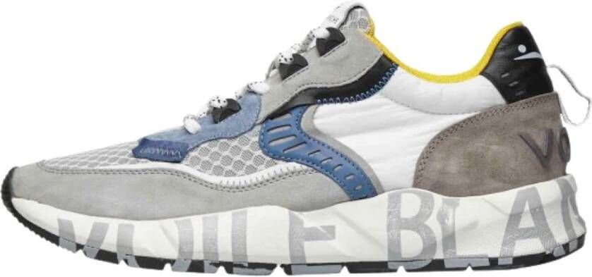 Voile blanche Casual Sportieve Sneakers Grijs Blauw Wit Gray Heren
