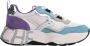 Voile blanche Suede and technical fabric sneakers Club105. Blue Dames - Thumbnail 7