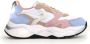 Voile Blanche Club Sneaker met Intarsi en Suède - Thumbnail 1