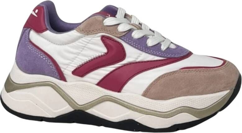 Voile blanche Suede and technical fabric sneakers Club108. Multicolor Dames