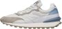 Voile blanche Dynamische Suède en Stoffen Sneakers White Heren - Thumbnail 1