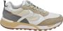 Voile blanche Elegante Zand Wit Grijs Suède en Stoffen Veterschoenen Beige Heren - Thumbnail 1
