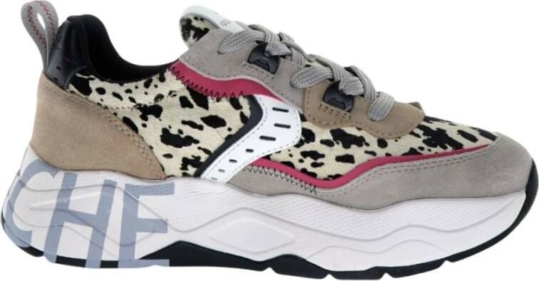 Voile Blanche Grijs-Gazella Zwart Sneakers Club105