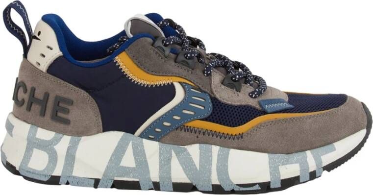 Voile blanche Blauwe Sneakers met Elegant en Comfortabel Fit Blauw Heren - Foto 4