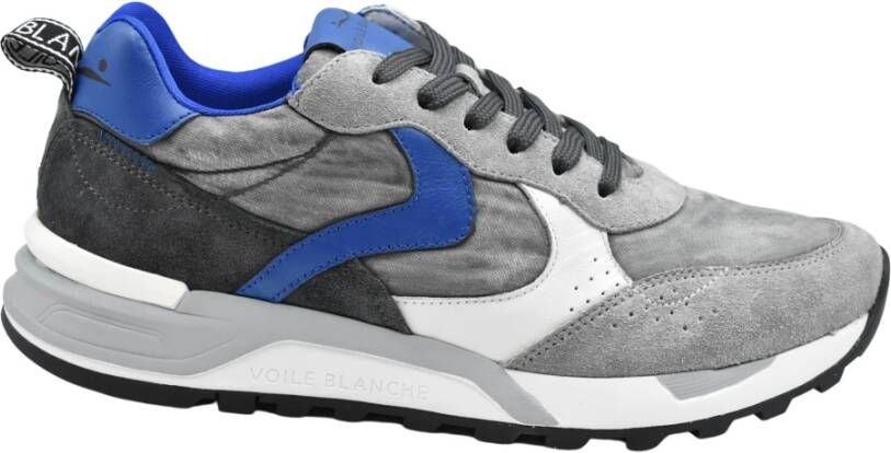 Voile blanche Grijze Azzurro Veterschoenen voor Heren Grijs Heren