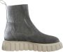 Voile blanche Grijze Chelsea Sneakers van Leer Gray Dames - Thumbnail 5