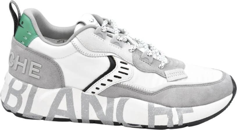 Voile blanche Grijze Platte Schoenen met Club 01 Stijl Gray Heren