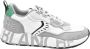 Voile blanche Grijze Platte Schoenen met Club 01 Stijl Gray Heren - Thumbnail 1