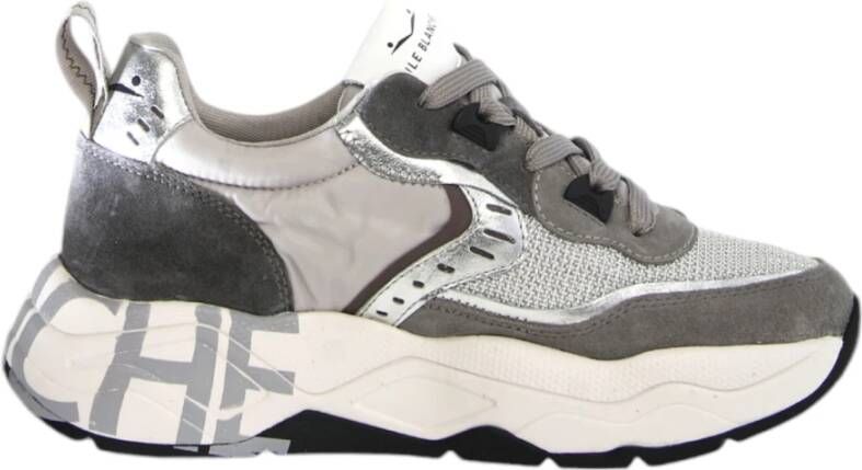 Voile blanche Grijze Actieve Sneakers voor Vrouwen Gray Dames