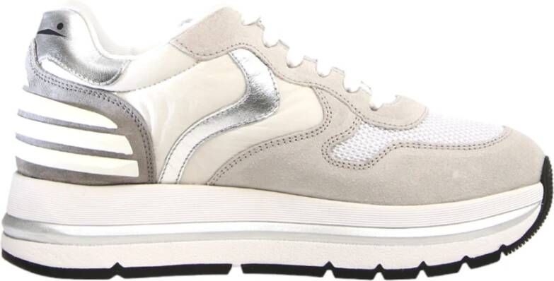 Voile blanche Suede and technical fabric sneakers Maran Power Multicolor Dames