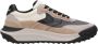 Voile Blanche Grijze Sneakers met Leren Details - Thumbnail 1
