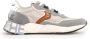 Voile blanche Grijze Sneakers met Opvallend Ontwerp Multicolor Heren - Thumbnail 2
