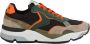 Voile blanche Groene Actieve Sneakers voor Heren Green Heren - Thumbnail 3
