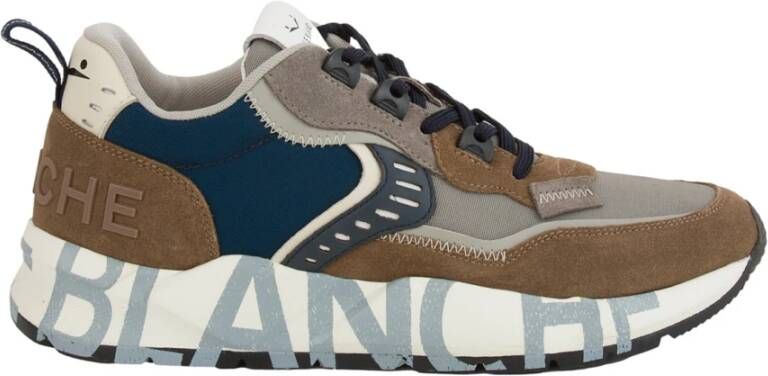 Voile blanche Suede and fabric sneakers Club01. Multicolor Heren