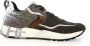 Voile blanche Suède Sneakers met Lichtgewicht Rubberen Zool Multicolor Heren - Thumbnail 8