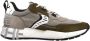 Voile blanche Groene textiel sneakers voor heren Groen Heren - Thumbnail 6