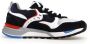 Voile blanche Blauwe Sneakers met Leren en Stoffen Voering Blauw Heren - Thumbnail 8