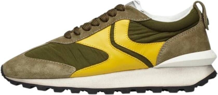 Voile blanche Heren Hoge Bicolor Sneaker Green Heren