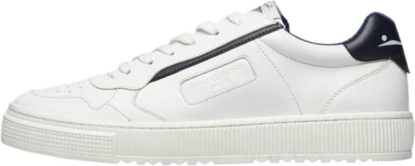 Voile blanche Heren Lage Bicolor Sneaker voor Sportieve en Jeugdige Stijl White Heren