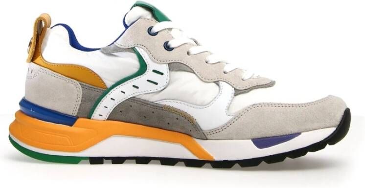 Voile blanche Heren Sneakers Bholt Leer en Stof Multicolor Heren
