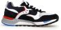 Voile blanche Blauwe Sneakers met Leren en Stoffen Voering Blauw Heren - Thumbnail 6