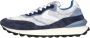 Voile blanche Suede and technical fabric sneakers Qwark Hype MAN Blue Heren - Thumbnail 2