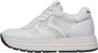Voile blanche Leather and fabric sneakers Maran Mesh BIS White Dames - Thumbnail 1