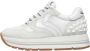 Voile blanche Leather and fabric sneakers Maran S White Dames - Thumbnail 1