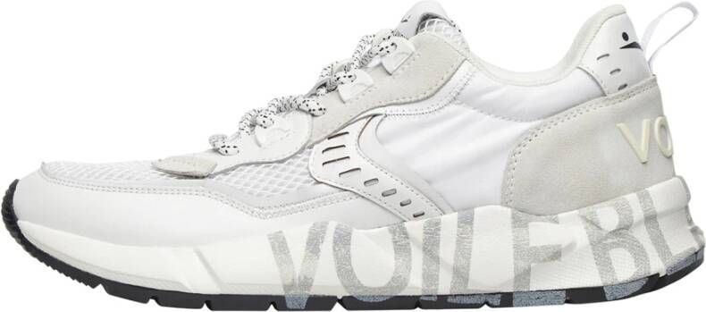 Voile blanche Lichtgewicht Mesh Sneakers White Heren