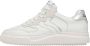 Voile blanche Leather and suede sneakers Laura White Dames - Thumbnail 1