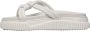Voile blanche Leather sandals Lisa 33 White Dames - Thumbnail 1