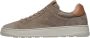 Voile blanche Bruine Leren Sneakers Layton Stijl Brown Heren - Thumbnail 5