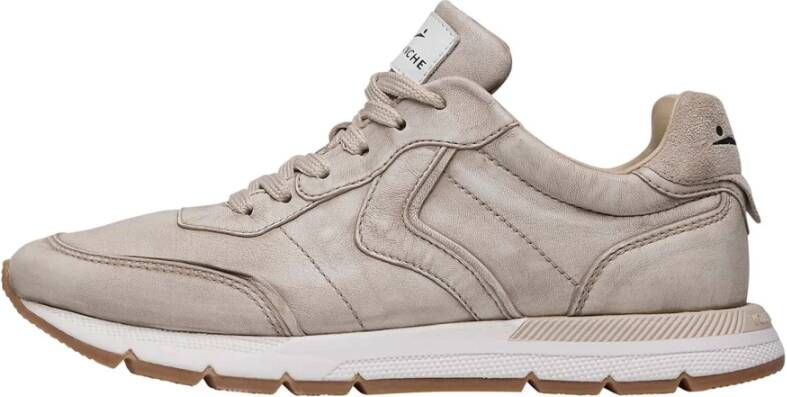 Voile blanche Leather sneakers Storm 015 Woman Beige Dames