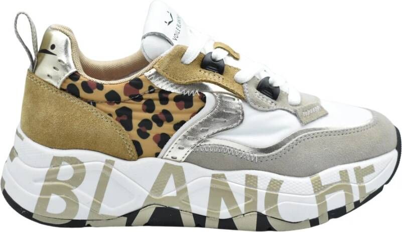 Voile Blanche Leo Print Veterschoenen
