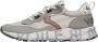 Voile Blanche Leren en Nylon Sneakers - Thumbnail 1