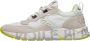 Voile Blanche Leren en Nylon Sneakers - Thumbnail 1