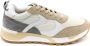 Voile blanche Leren en stoffen sneakers voor heren Beige Heren - Thumbnail 1